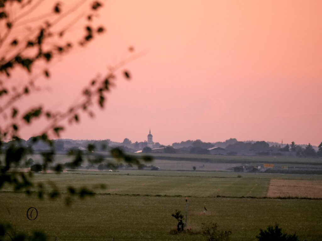 Fliegerhorst Abend Sonnenuntergang